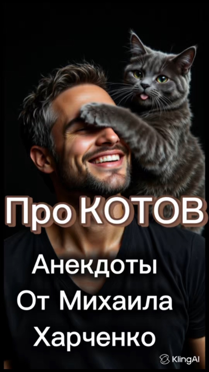 Про КОТОВ  - анекдоты от Михаила Харченко #юмор #шуточное #анекдот #смех #анекдоты #кот