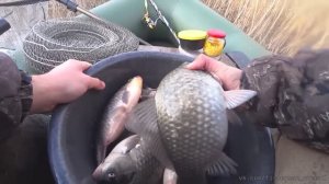 ОГРОМЕННЫЙ КАРАСЬ👀👀👀ПОЛНЫЙ ТАЗ С ОДНОГО МЕСТА!