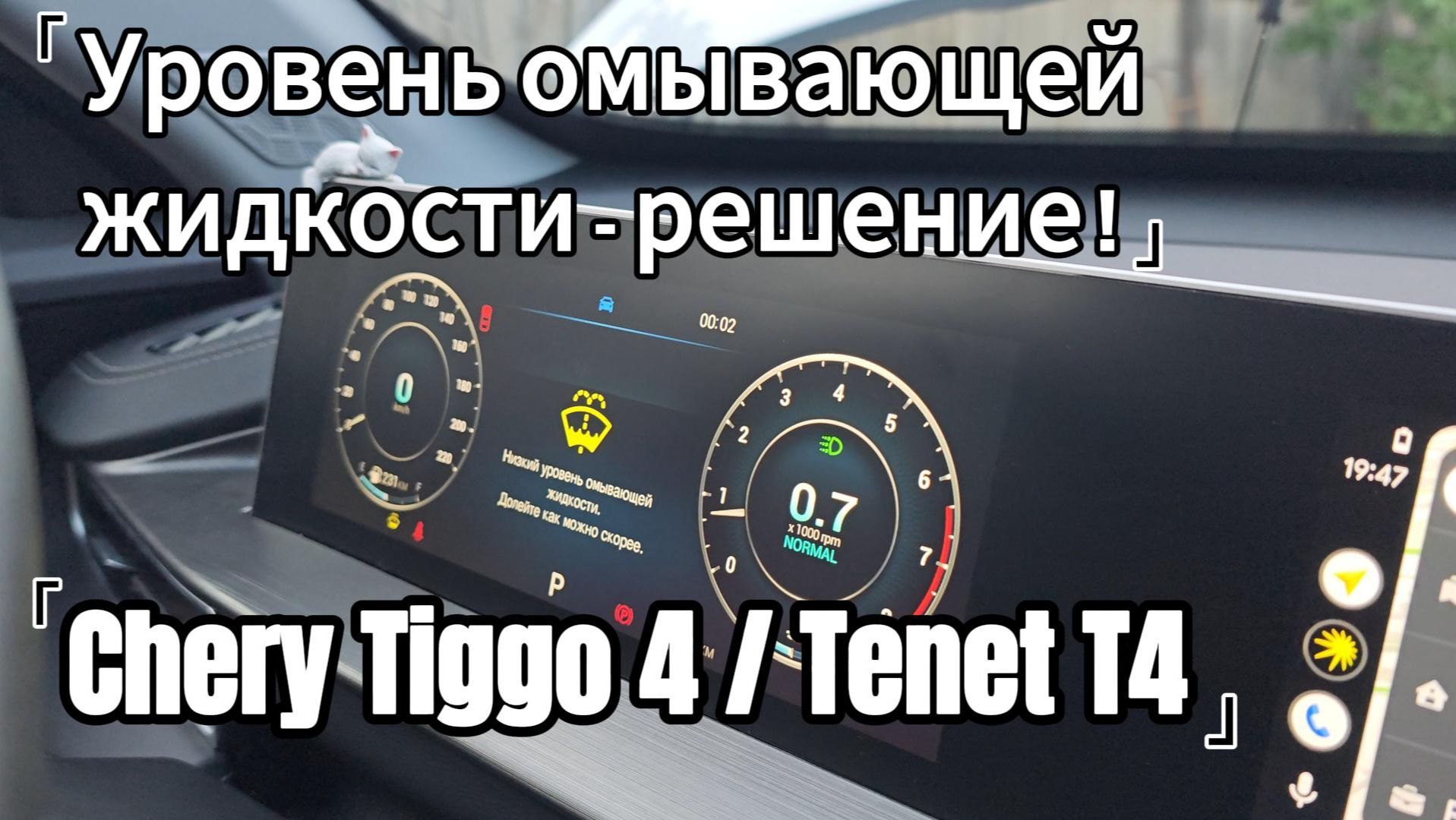Уровень омывающей жидкости Chery Tiggo 4 / Tenet T4