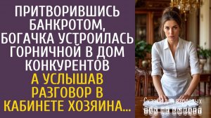 Истории из жизни Притворившись банкротом, богачка устроилась горничной в дом конкурентов… А услышав…