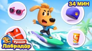 🍿 🏄Сёрфинг! | Правила в жизни | 🔍Новый эпизод | 🎒Образовательные мультики | Шериф Лабрадор