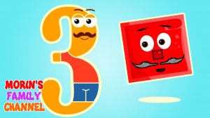 Изучаем цифру 3 || ТРИ || Развивающие мультики для детей 0-5 лет