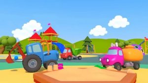 Синий Трактор 3D Туман Новая серия Большой сборник Мультфильмы для малышей