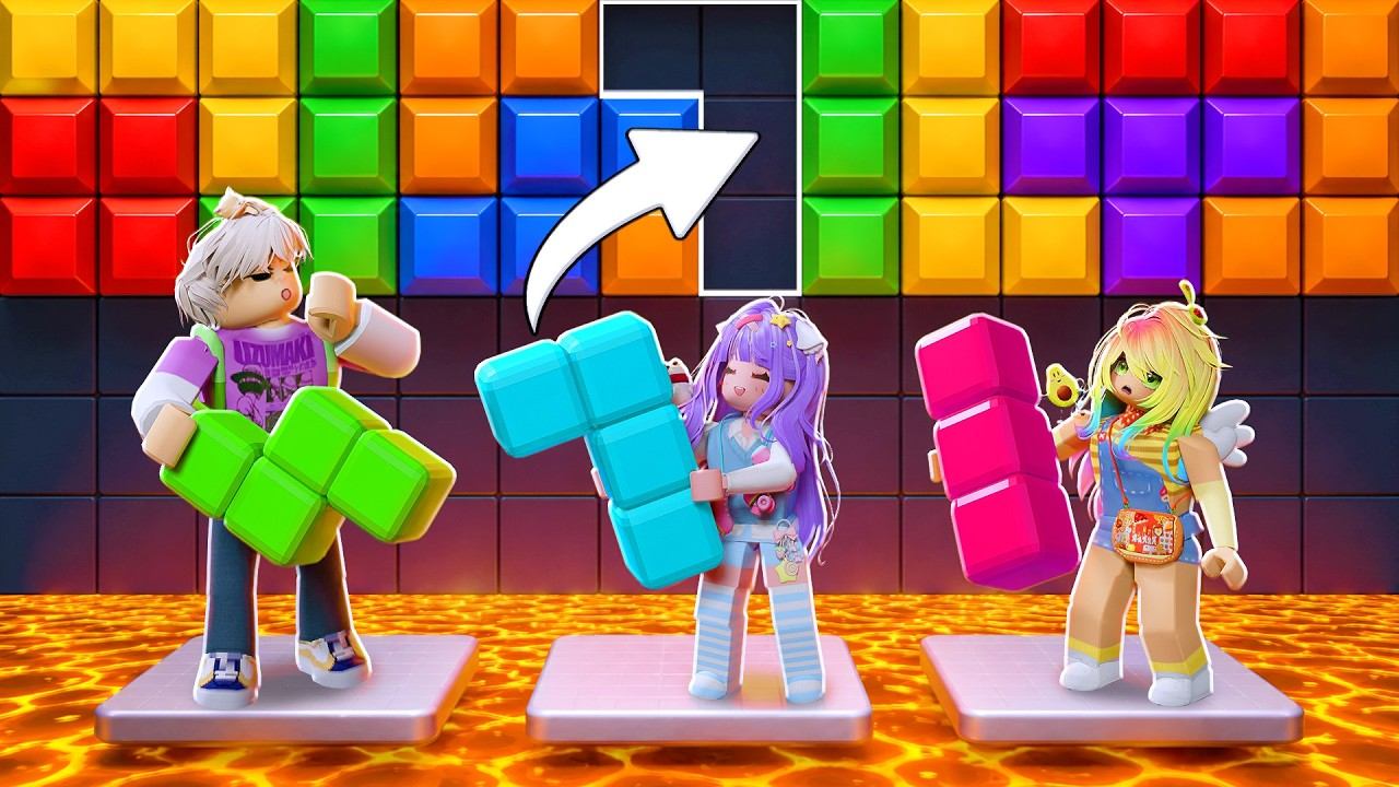 СОБЕРИ БЛОКИ, ЧТОБЫ ВЫЖИТЬ! Roblox Block Clear Race смотреть онлайн