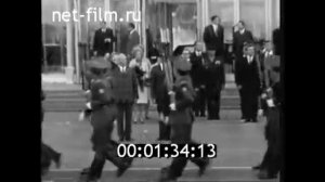 1972г. Москва. Президент США Ричард Никсон. встреча