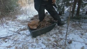 Поехал копать металл на деревню_Здесь была женская колония поселения_Холод-23. Закрываю сезон