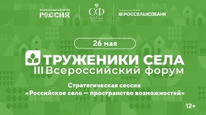 Стратегическая сессия «Российское село — пространство возможностей»