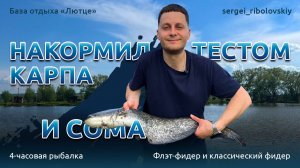 Накормил карпа и сома тестом!!!🤪🤪🤪