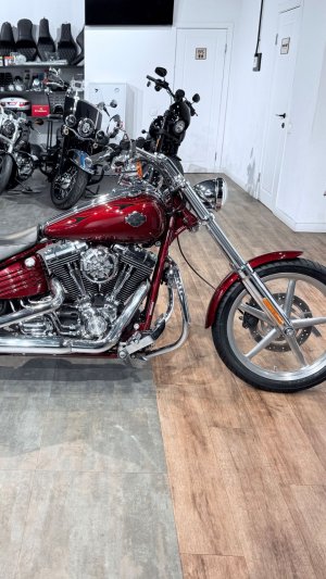 2009 HD Rocker C Crimson Red Sunglo Deluxe 3K (VIN 5HD***3365)