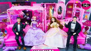 Играем в игрушки из мультика принцесса кукла Барби. Мультфильм для детей. ASMR АСМР