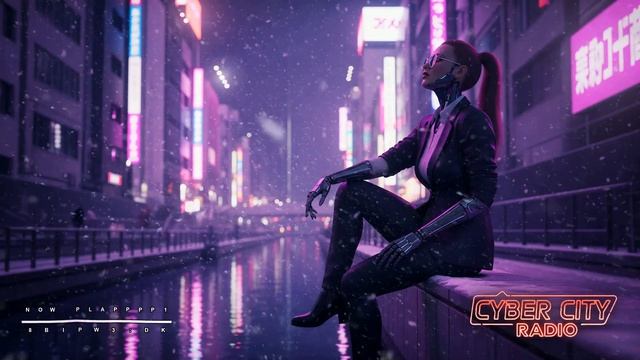 No Ads ｜ Darksynth - Voidrunner's Neon Ascent - Cyber City Radio