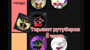 Тирлист рутуберов 3 часть