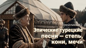 Эпические турецкие песни - степь, кони, мечи