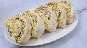 Сколько салатов ни готовила на праздник, а этот съедается первым! Закусочный салат в лаваше