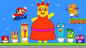 МАРИО ПОМОГАЕТ ВСЕМ ЧИСЛОВЫМ МАЛЫШАМ ФАЗ 1–7 В ПОИСКАХ МАМЫ! ИГРОВАЯ АНИМАЦИЯ