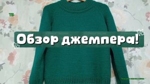 25-05-2026 Обзор базового джемпера «Зеленка»