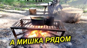 ЛОВИМ РЫБУ РЯДОМ С МЕДВЕДЕМ