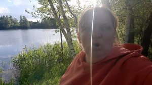 яяя, рыбалка, карасики « типа» и самолёт или мираж