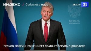 Песков: Звягинцев не имеет права говорить о Донбассе