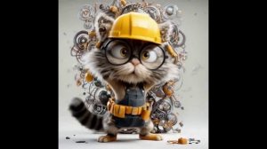 🔧🐱 КОТ-СУПЕРМЕХАНИК: починит всё или устроит хаос в гараже?