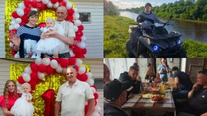 Празднуем на даче ,день рождения внучки Анечки.