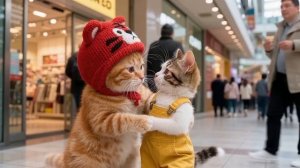 Котята потерялись в торговом центре😱 «Не разговаривай с незнакомцами!» Котенок в тигров