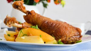 Домашний рецепт Чахохбили с картошкой / Мясо и гарнир в одном казане