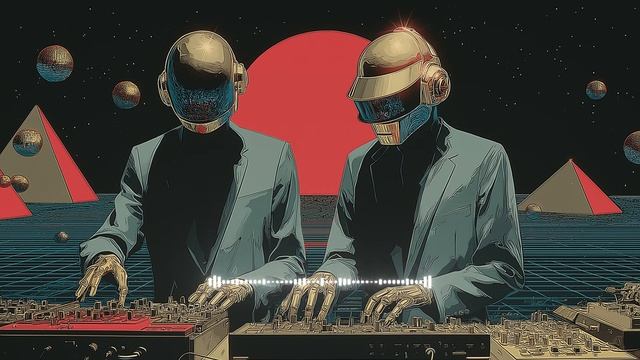 Daft Punk Measured Time Grooves 🪩🤖 ｜ Chill Disco, Electro Funk, Neo Soul, Retro Groove Playlist