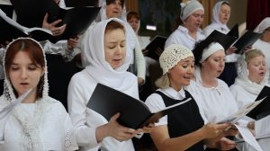 Состоялись выпускные на певческих и регентских курсах при храме Рождества Христова