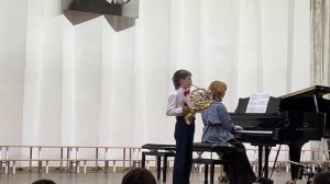 «Когда святые маршируют». Валторна Манжосов Дмитрий, 3 класс
