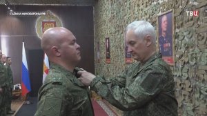Белоусов проинспектировал группировку «Восток» в зоне СВО