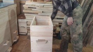 Улей Дадан 6ти рамочный с глухим дном, без магазинов