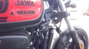 мотоцикл Jawa 42 FJ - внешний вид, круговой обзор, работа двигателя Jawa