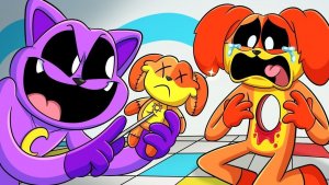 267. КОТ ДРЕМОТ - ТАНЦЫ С КУКЛОЙ ВУДУ!   Poppy Playtime 3 - Анимации на русском