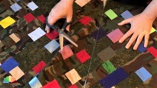 Слабонервным не смотреть! Режу лоскутное одеяло. DIY смотреть онлайн