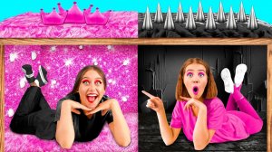 Секретный Домик Под Кроватью # Богатая vs Бедная Сумасшедший Челлендж от 4Teen Challenge
