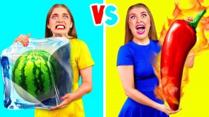 Холодная или Горячая Еда Челлендж # Смешные Челленджи