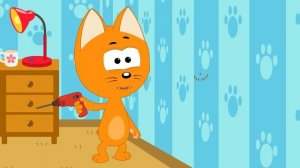 8. МОЛОТОК Котенок Котэ песенка мультик для детей малышей про рабочие инструменты