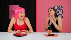 ЧЕЛЛЕНДЖ С ЕДОЙ «РОЗОВОЕ ИЛИ ЧЕРНОЕ» # Едим продукты 1 цвета целый день ч. 3