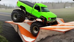 Автомобили против перевёрнутых лежачих полицейских #6 в BeamNG Drive!