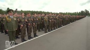 Лукашенко напутствовал новобранцев