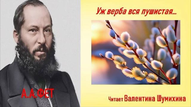 А. Фет "Уж верба вся пушистая..." Читает Валентина Шумихина.