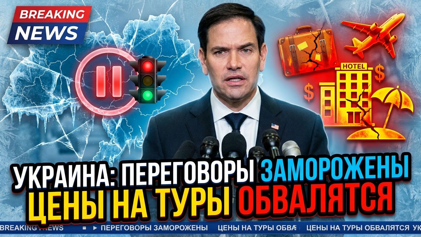Переговоры по Украине заморожены. Цены на туры рухнут. Экономику РФ сравнили с дедом
