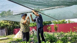 Шатёр готов. Что мы купили? Простая жизнь пенсионеров.