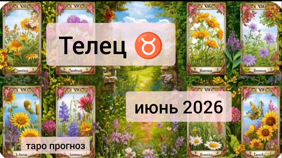 Телец ♉, июнь 2026