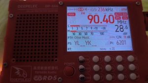 YLE Radio Yksi (Финляндия) 90,4 MHz (спорадик, ~1889 км)