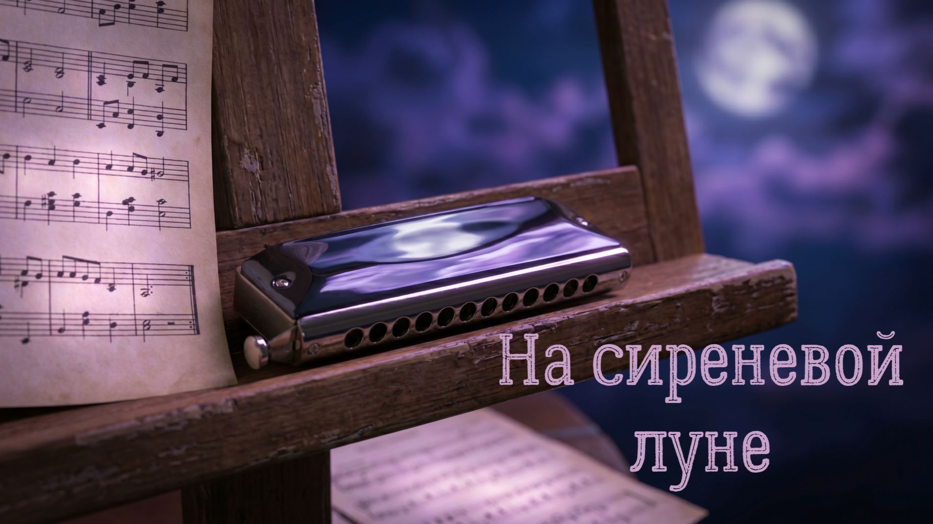 На сиреневой луне