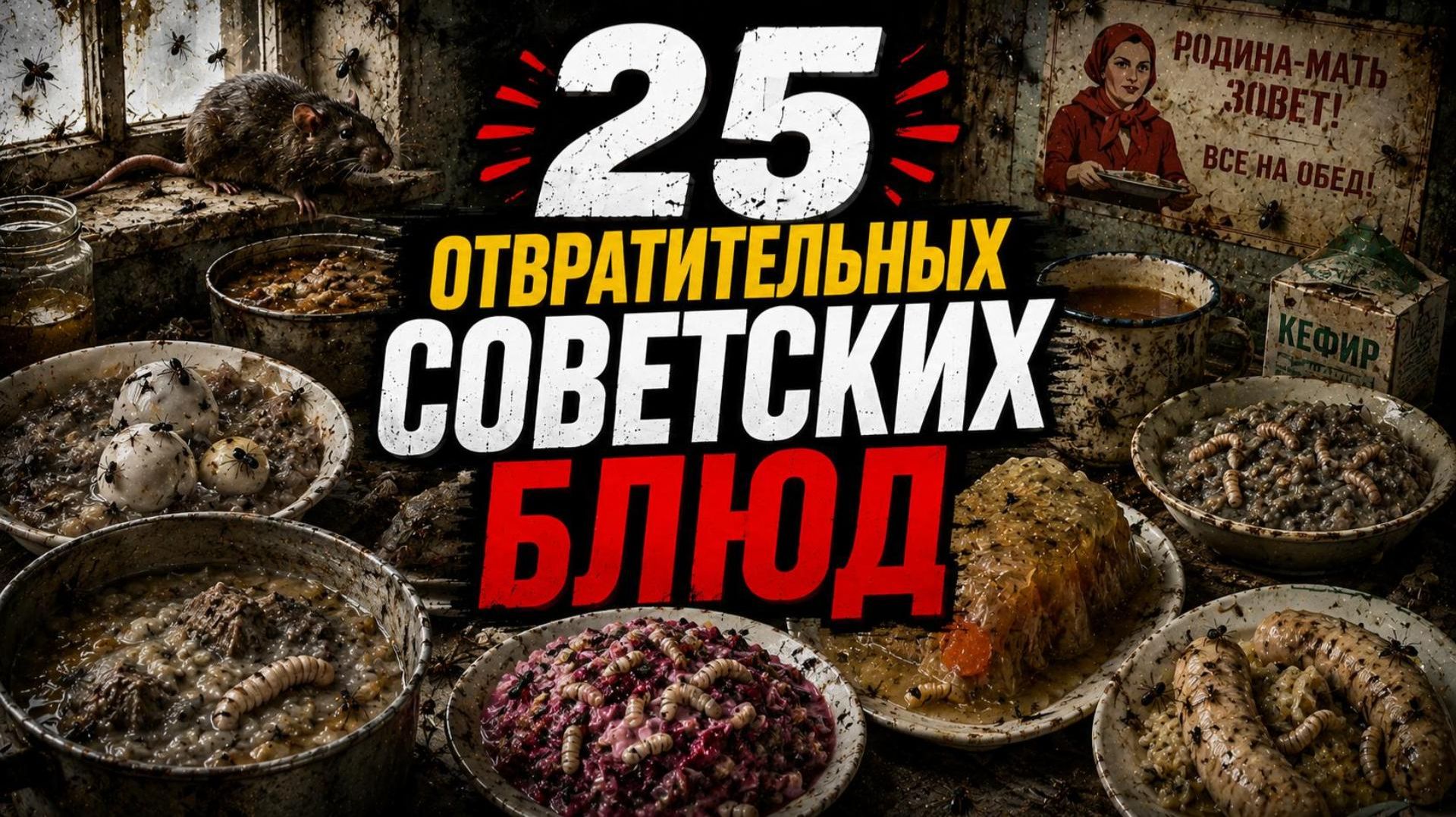 25 ОТВРАТИТЕЛЬНЫХ СОВЕТСКИХ БЛЮД, КОТОРЫЕ МЫ ЕЛИ ПОТОМУ ЧТО НЕ БЫЛО ВЫБОРА!