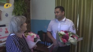 ЖЕЛЕЗНОГОРСКИЕ ПОЛИЦЕЙСКИЕ И «ДВИЖЕНИЕ ПЕРВЫХ» ПОЗДРАВИЛИ ВЕТЕРАНА ВОВ НИНУ ГОЛУБЬ С ДНЕМ РОЖДЕНИЯ