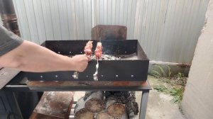 25 мая. Вспахали новый участок земли. Вкусный шашлык в клюквенном маринаде.